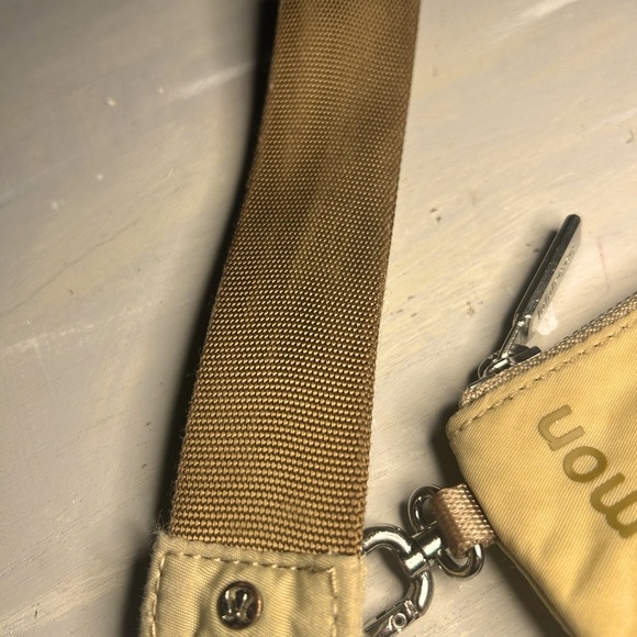 Lululemon Tan Wristlet Pouch - Picture 2 of 4